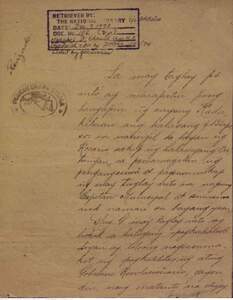 Malvar letter to Aguinaldo