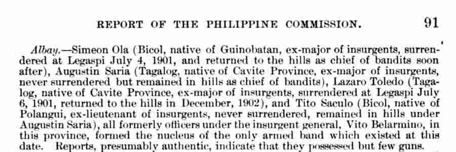 Ola Surrenders with Belarmino