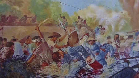 Joins General Evangelista at the Battle of Zapote Bridge